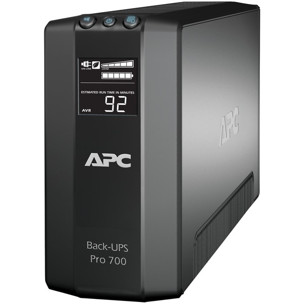 Apc UPS System, 700VA, 6 Outlets, Tower, Out: 120V AC , In:120V AC BR700G